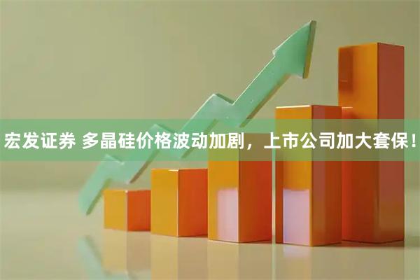 宏发证券 多晶硅价格波动加剧,上市公司加大套保!